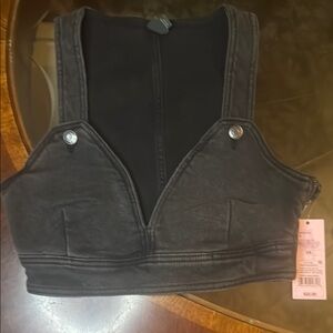 Target Black Denim Tank Top